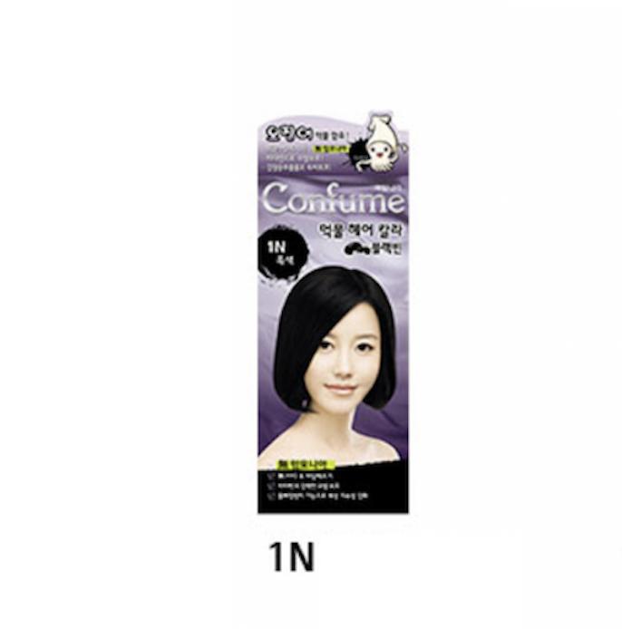 Краска для волос Fruit Nara Confume Squid Ink Hair Black Bean - 4Colors