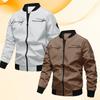 Мужская куртка для пешего туризма, кемпинга, ветрозащитная верхняя одежда, весна-осень, молния, вышитые буквы, спортивная одежда, бомбер, повседневные пальто, уличная одежда, Yasheng