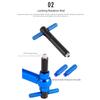 Blue Bicycle Derailleur Aligner Hanger 360° Rotation Bike Tail Hook Bike Hook Aligner  MTB Bike