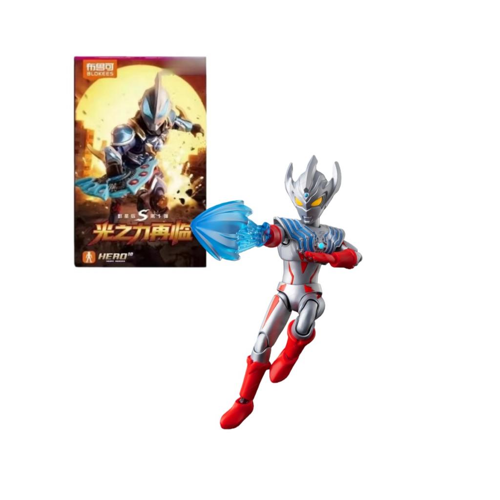 Конструктор Blokees Ultraman Звездная Версия S Волна 1 Оригинальный Геед Тига Собранная Фигурка-Игрушка В Наличии