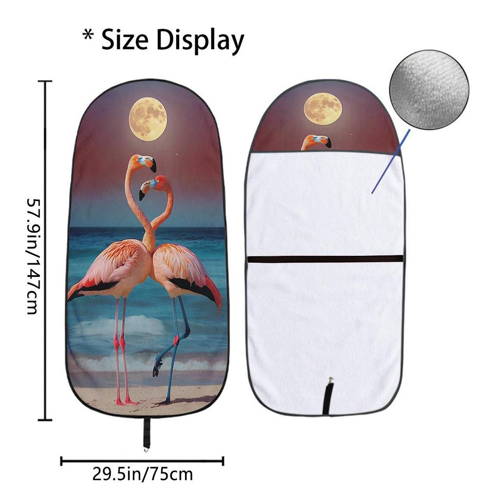 Universal Car Seat Towel Cover: All-Season Front Seat Protector for Gym and Workout
