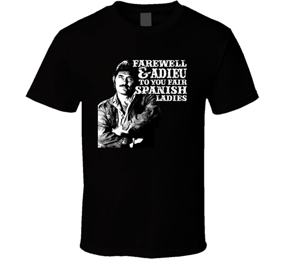 Квинт Челюсти Охота на акул Лодка 70-е Кино Ретро Футболка Футболка Подарок Новый