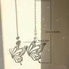 62KD Handmade Crystal Butterfly Suncatchers Hangings Pendants for Window Tree Decors
