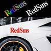 20x5см RedSuns INITIAL D JDM Наклейка на Автомобиль Кузов Бампер Окно Мотоцикл Ноутбук Стены Виниловая Пленка Декаль Аксессуары для Тюнинга Авто