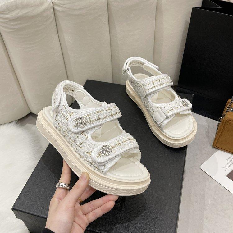 2025 новые сандалии женские сандалии повседневные плоские сандалии на липучках летние пляжные сандалии женская обувь