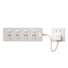 Bull Short Cable Power Strip: Multi-Outlet Kitchen Extension Socket with Individual Switch Control