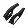 2PCS Steering Wheel Gear Shift Cover Real Carbon Fiber Scratch Proof Replacement for Tesla Model 3 Y 3K Twill Gloss