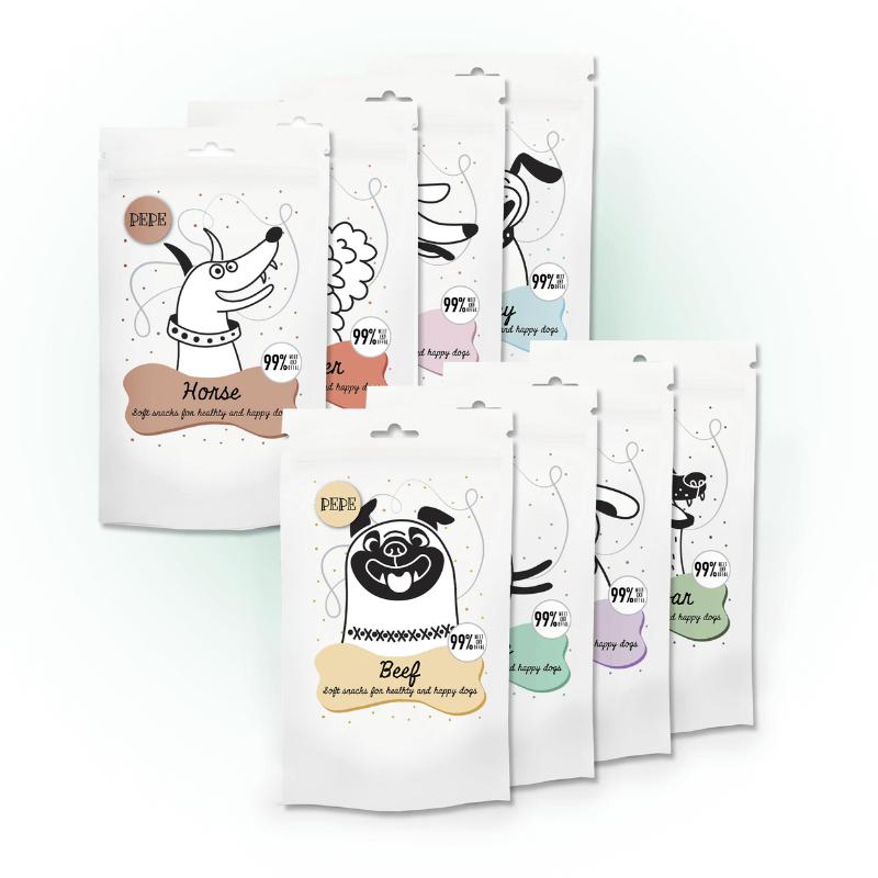 Pet Pack Pepe Mini Chunkies Beef 80G