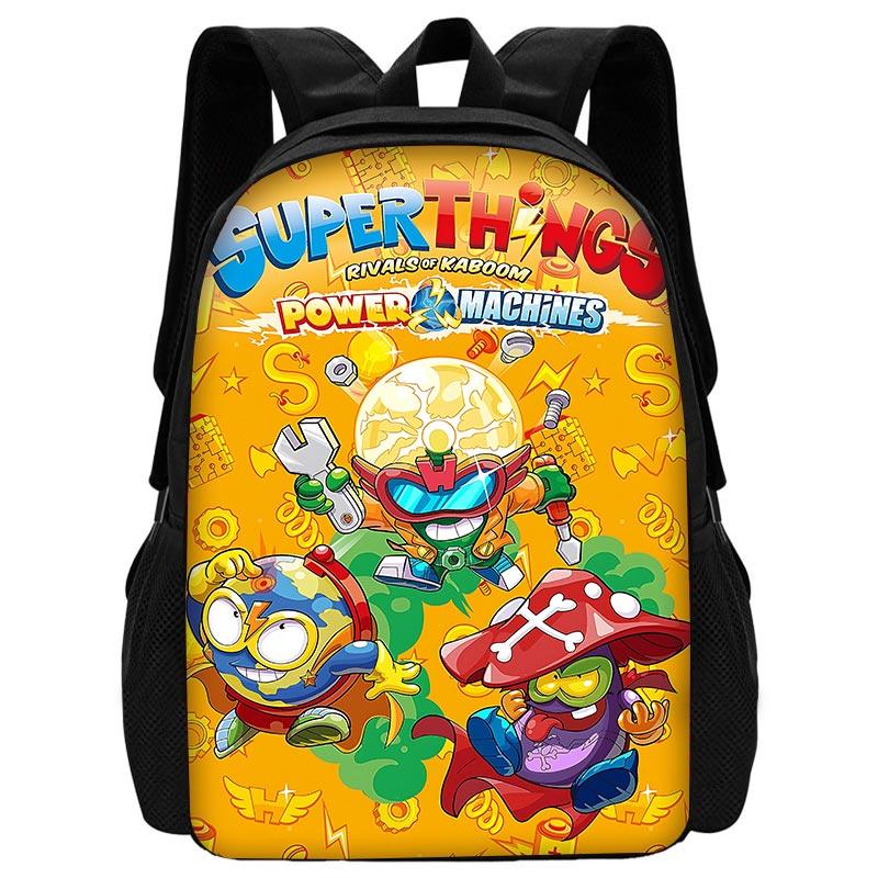 Мультяшные игрушки Super Zings SuperThings Детский школьный рюкзак с сумками для ланча, пеналами, школьными сумками для мальчиков и девочек, лучший подарок