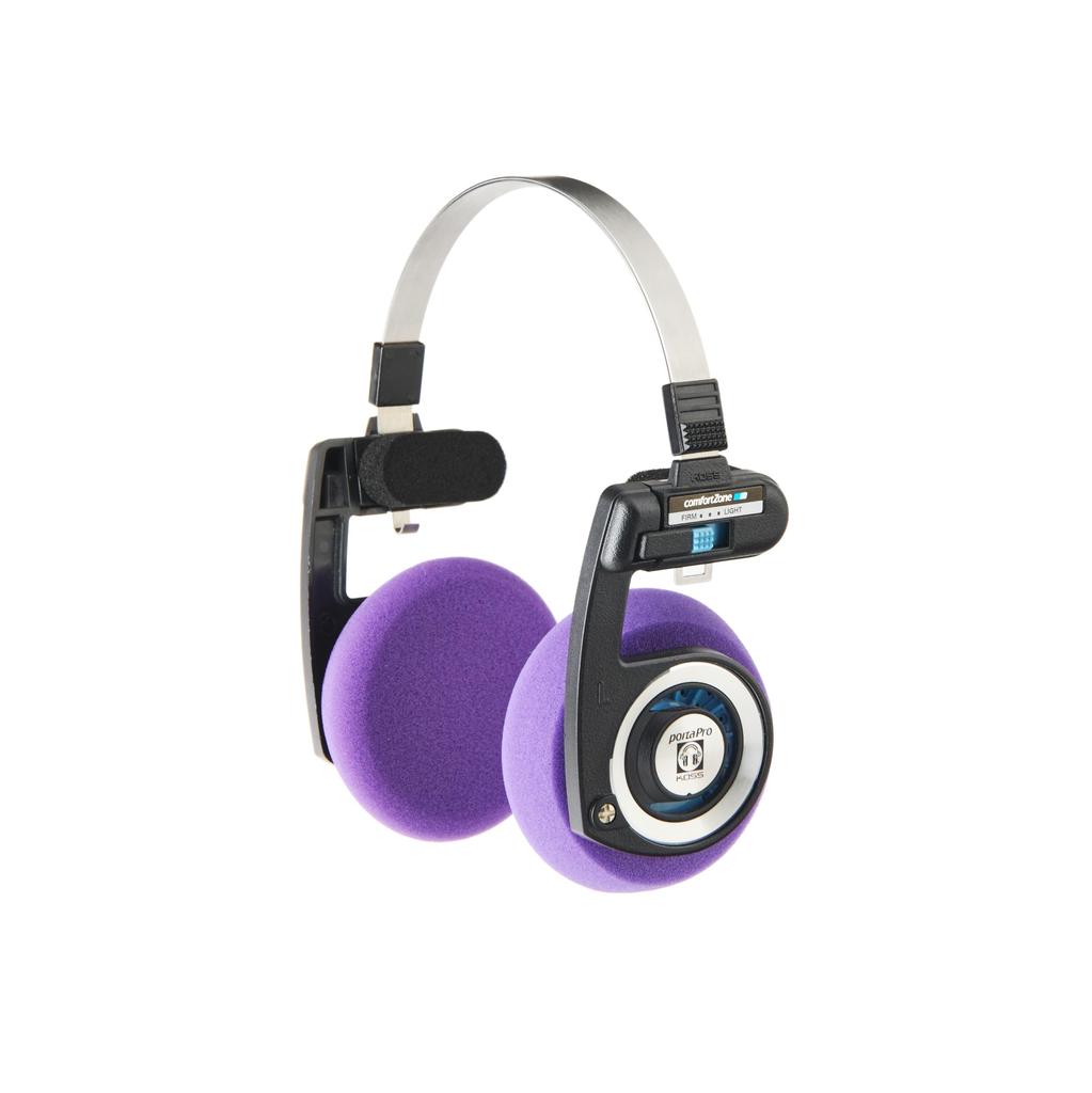 Амбушюры YAXI для Koss PORTAPRO 5 пар + чехол (OG+RD+BU+Зеленый+ПУ)