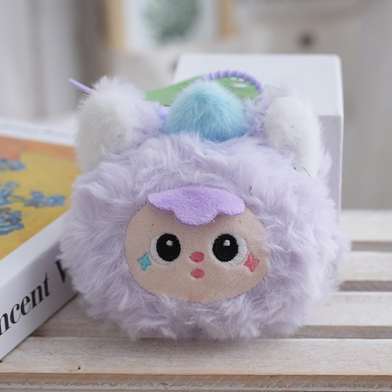 Кролик Три Малыша Мультяшный Кошелек для Монет Плюшевый Брелок Подвеска Для Детей Подростков И