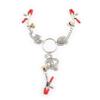 Funny Breast Clip Three Clamps With Chain Metal Stainless Sliver Clitoral Clamps Nipple Clamp Bondage Female Flirting
