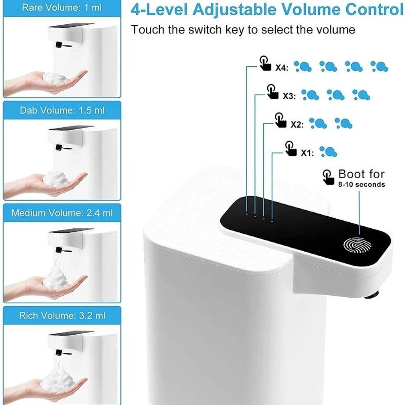 Automatic Smart Touchless Hand Wash Machine 350ml Infrared Sensing Auto Foam Dispenser Feature-Rich Lotion Shampoo Container