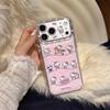 Девчачий Розовый Кот-Сердечко Подставка для Чехлов iPhone 17/16ProMax/15/14