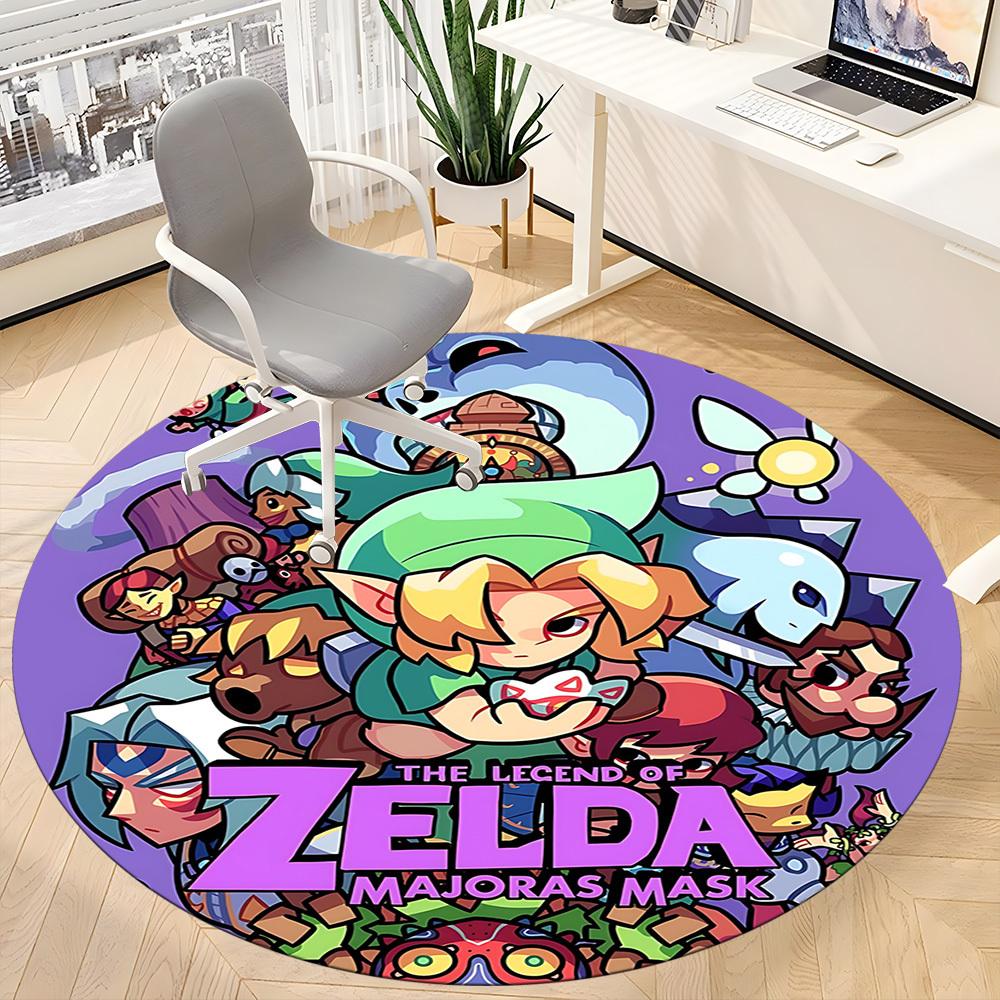1 шт. Круглый ковер Legend Zelda для офиса, под офисные стулья, спальни, гостиной, домашний декор a1016244
