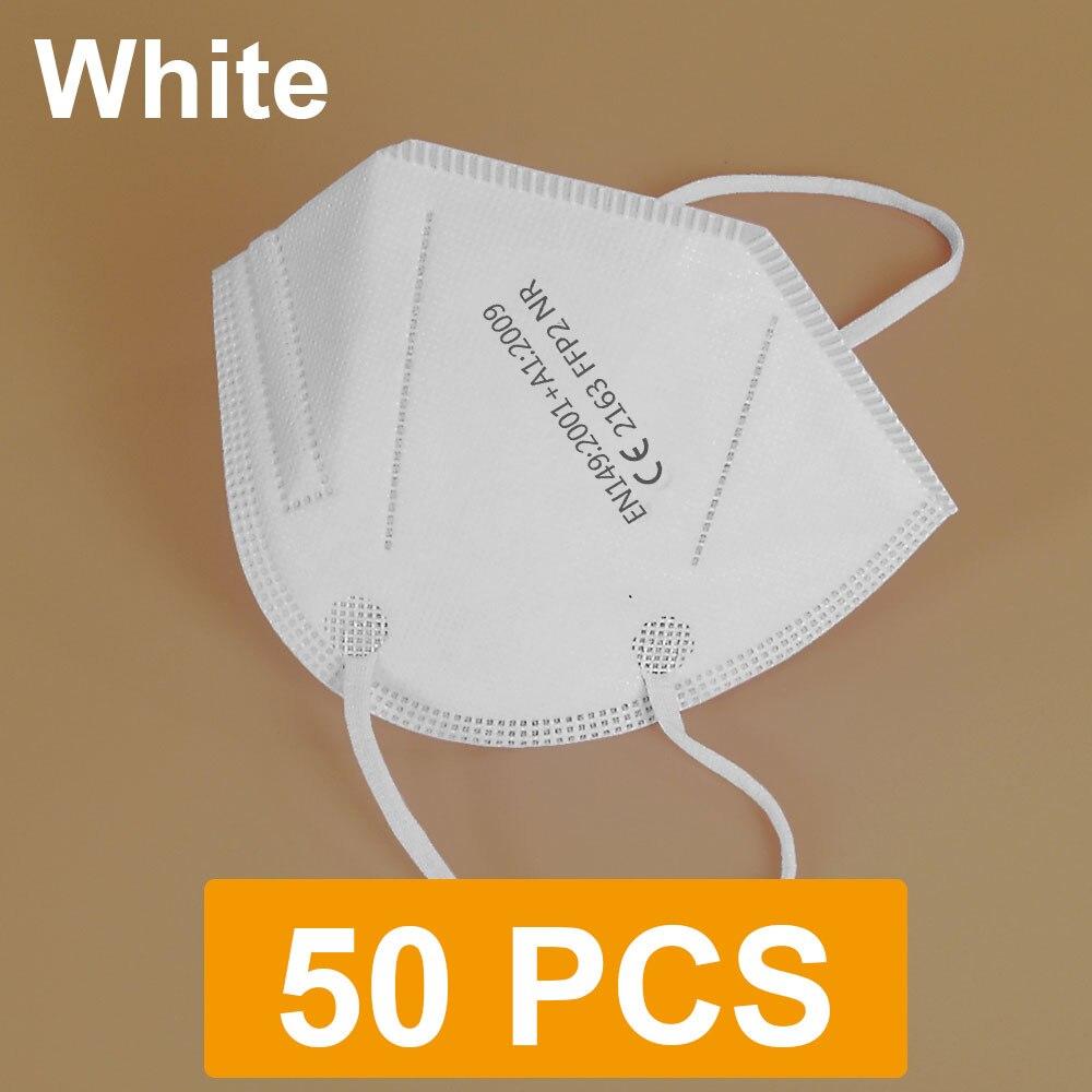 FFP2 Красочная маска для лица Mascarillas Противотуманный респиратор от пыли Дышащие маски для взрослых