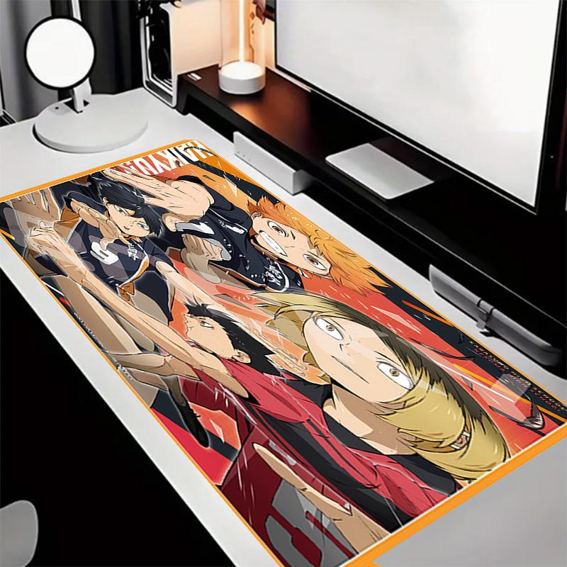 Haikyu Theme Premium Non-slip Mouse Pad with Stitched Edges,Durable Rubber Material,for Desktop & Gaming Great Gifts