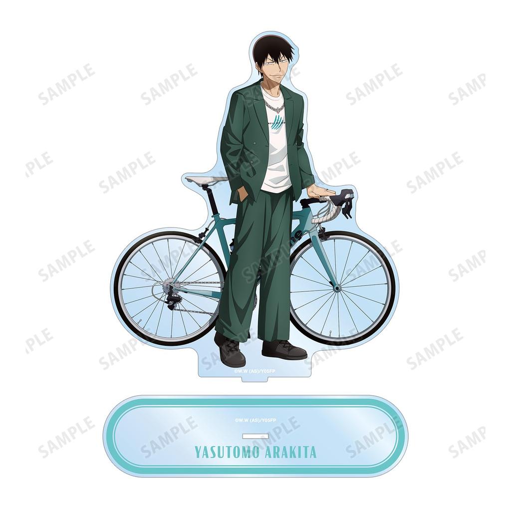 Yowamushi Pedal LIMIT BREAK Original Yasutomo Arakita Casual Clothes X Road Bike Extra Large Acrylic Stand Illustration Ver.