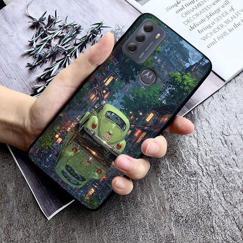 Чехол для телефона для Moto G85 G55 G05 G14 G75 G31 G50 G10 G20 G30 G60 G13 G32 G84 G54 G53 G72 G24 Power Япония Автомобиль Аниме