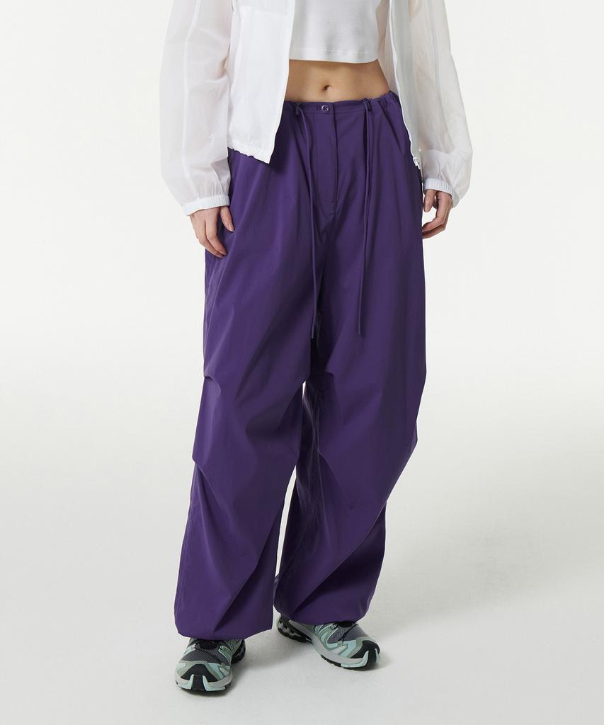 MUSINSA STANDARD WOMAN Женские парашютные брюки [Фиолетовый]