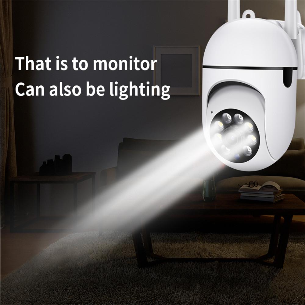 Уличные WiFi 1080P камеры видеонаблюдения для дома 2,4 ГГц 360° обзор, камеры с двусторонней аудиосвязью