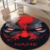 Personalized D-Deadpool Round Chair Office Rug - Perfect for Mat, Office Chair & More - Ideal Gift for Birthdays and Holidays