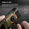 Hand Crank Solar Powered Flashlights Handheld Survival Flashlight Waterproof Mini Emergency Light for Camping Hiking Daily Use