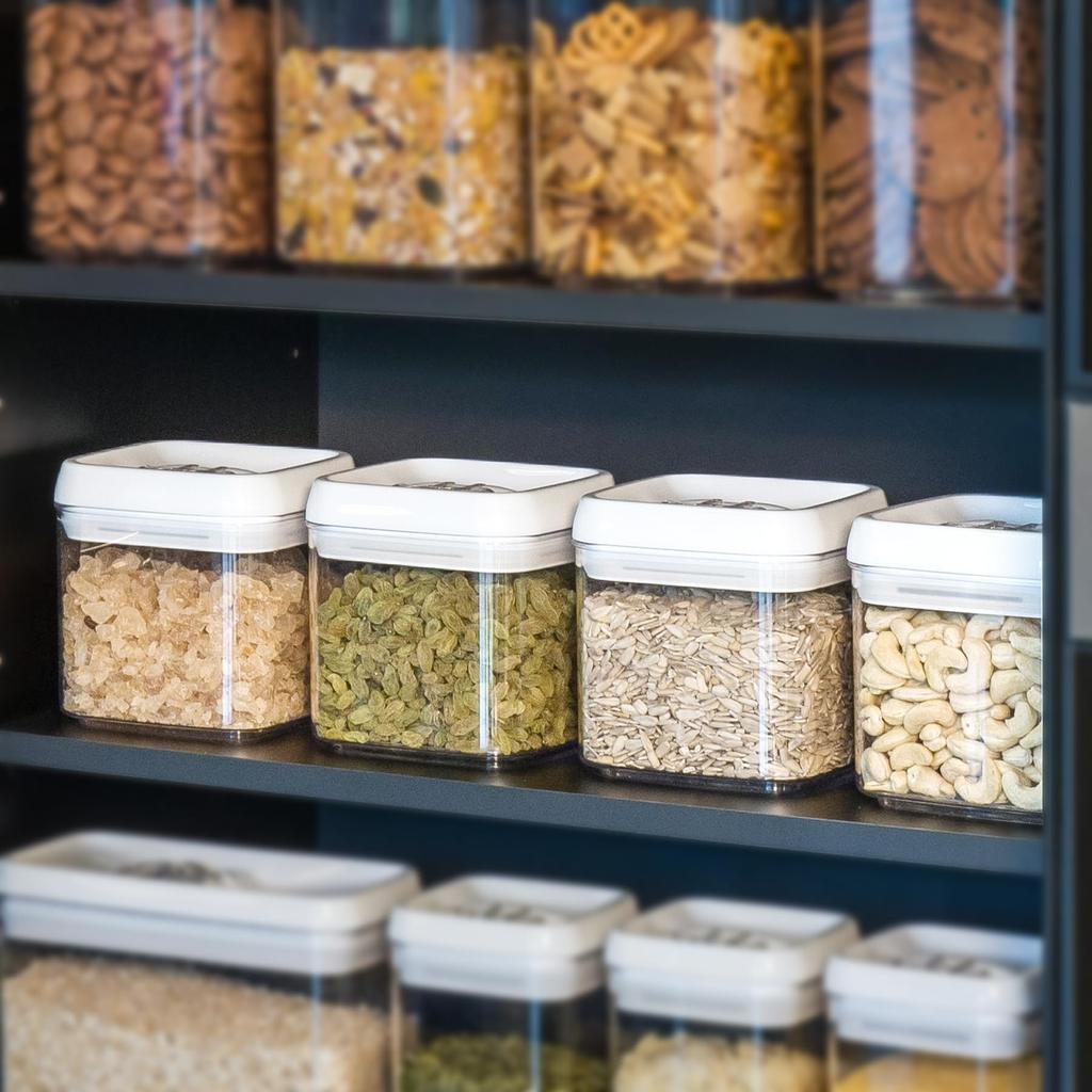 Felli Flip Герметичный контейнер для хранения Набор Большой дюймы S гал Посудомоечная машина Еда БФА Закуски Для хранения на кухне и в холодильнике Набор, 3, Тип,