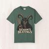 Krampus Seasons, Dark Holiday Graphic Tee | Heavyweight Garment-Dyed Cotton | S-4XL, Vintage Folklore Style