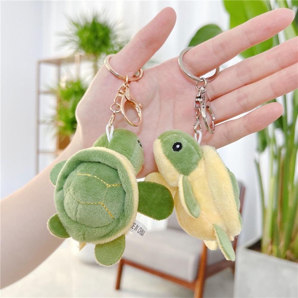 Small Sea Turtle Plush Toy 10cm Plush Toy Key Ring Children's Doll Accessories