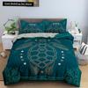 Sea Turtle Duvet Cover Set Pillow Cases Ocean Animal Turtle Bedding Set Queen Twin Kids Home Textiles Map Coral Quilt Cover King