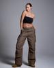 Kulsiseu Cs Cargo Широкие Джинсы-057 (коричневый)