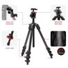 Алюминиевый штатив Manfrotto с шаровой головкой XPRO и головкой Q6, полностью черный, комплект из 3 секций MK055XPRO3-Q6T, совместимый с Arca-Swiss,