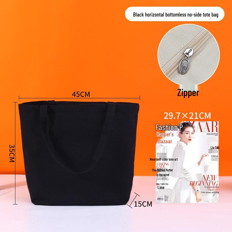 Высококачественная холщовая сумка-тоут с индивидуальным логотипом - Белая, Пустая, Персонализированная печать