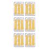 6 Packs Lash Lift Ribbon Kit Soft Flexible Perming Reusable Eyelash Curling Silicone Strip