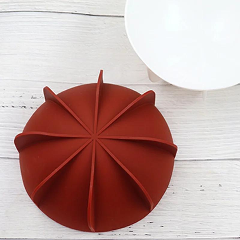 Большой размер силиконовая полусфера форма для выпечки купола шарообразный торт полусфера планета форма для шоколадного желе пудинг земля