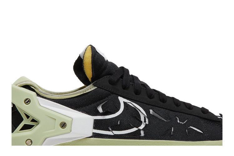 Мужские кроссовки Nike Blazer Low Acronym Черный Оливковый Аура Черный/Белый/Оливковый Аура