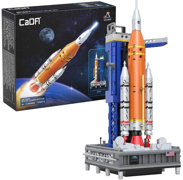 Конструктор пластиковый Cada NASA Artemis Space Launch System, 659 деталей