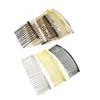 5 PCS 12/15/20/25/30 Teeth Hair Combs Blank Settings Metal Hair Combs Base For Hairwear Accessories Jewelry Making Ornament