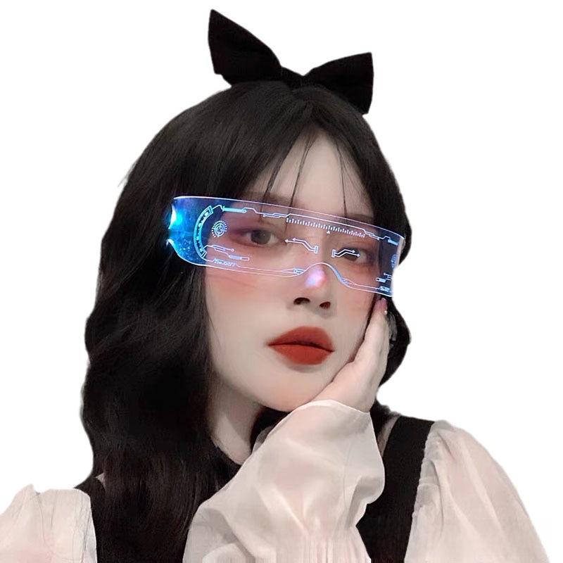 Светодиодные цветные светящиеся очки - Аксессуары для рождественского фестиваля в баре