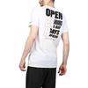 Nike T Shirts Men's White Crew Neck Moderate AJ2808-100