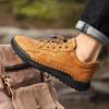 Нескользящая кожаная трекинговая обувь для отдыха на шнуровке мужская повседневная обувь уличные мужские кроссовки обувь для хайкинга универсальная обувь для вождения