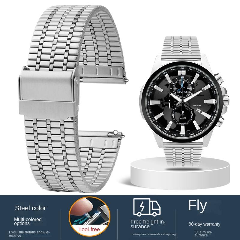 Ремешок для часов с быстрой заменой для Tissot citizen Casio Armani fossil мужской женский из нержавеющей стали 18 мм 20 мм 22