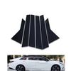 6 шт., стойки для оконных стоек автомобиля, дверные накладки, наклейка для Hyundai Elantra 2022 2023, глянцевые черные внешние аксессуары