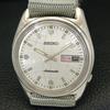Seiko AUTOMATIC VINTAGE 6119C JAPAN MENS SILVER COLOR DIAL WATCH A702358-5 R124-a702358