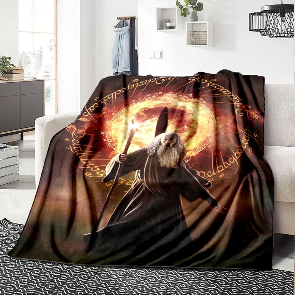 Lord Rings Blanket Comfortable Suitable for Livingroom Chair Bed for All Seasons Warmthful Decor Perfect Gift for Relatives and Friends