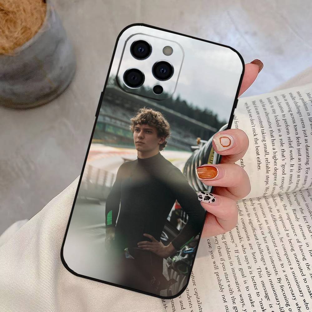 Чехол для телефона K-Kimi A-Antonelli для iPhone 17, 16, 15, 14, 13, 12, 11 Plus, Pro Max, Другие Мягкий Черный Чехол