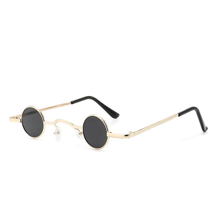 Mini Retro Round Lens Sunglasses - Trendy, Funny, Personality Style