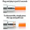 Reinforced Steel Quickly release Air Coupling High Yield Strength Pneumatic Quick Connectors For Long Terms Industrial Use