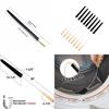 Long Handle Washing Machine Cleaner Brush With Durable Metal Design For Deep Cleaning